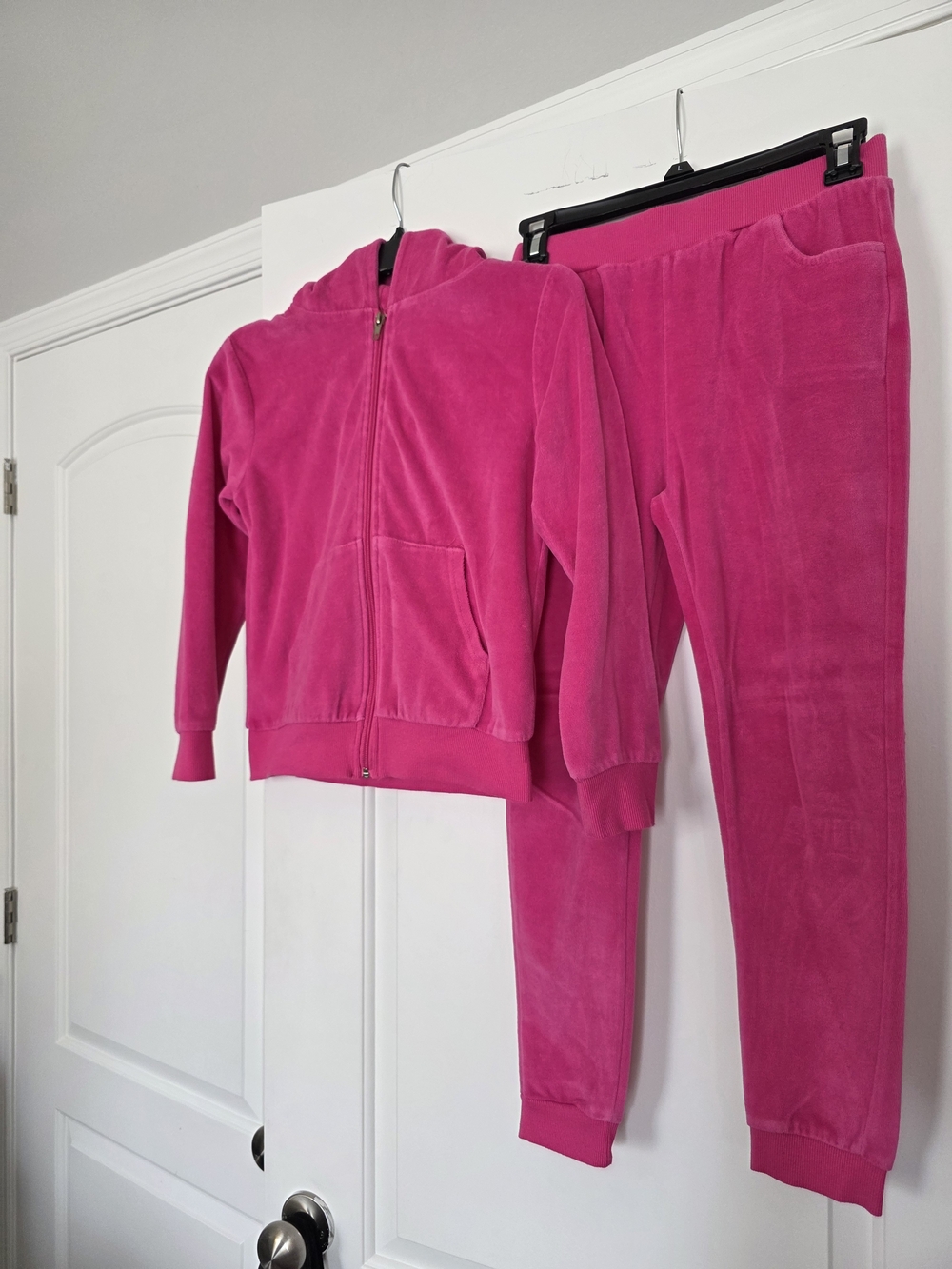 Revolution Kids Pink Velour Hoodie & Jogger Set